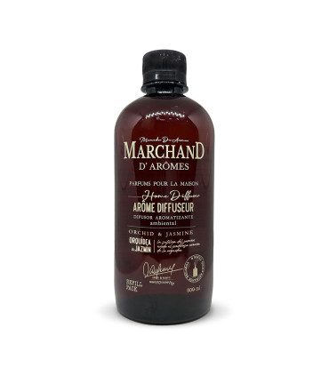 Refill PET de 500 ml de Difusor Orquídea y Jazmín Marchand D Aromes