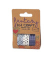 Washi Tape Box 3 Rollos de 5 m Blue Ibicraft
