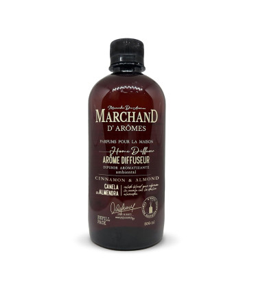 Refill PET de 500 ml de Difusor Canela y Almendra Marchand D Aromes