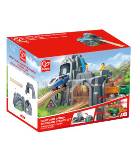 Juego de Túnel de Montaña con Luz y Sonido para Vías de Tren Hape