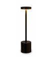 Lámpara de Mesa Recargable USB 34 cm Negra Alparamis