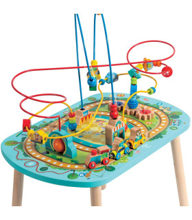 Mesa de Tren y Laberinto Hape