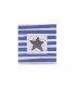 Tarjetas Stamping Rayas y Lunares Azules - PACK x 12
