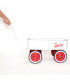 Carro Wagon con Gancho de Arrastre Blanco con Detalles Rojos Tinplay