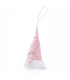 Adorno de Duende Rosa con Luz LED 14 cm Alparamis