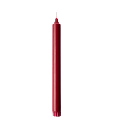 Vela Taper 25 cm Bordeaux x 4 unidades