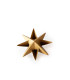 Estrella para Armar 12 cm Dorada x 3