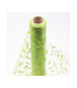Tela Con Hojas Verde 35 cm X 9 m