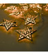 Guirnalda de 10 Estrellas LED 4 cm Doradas Alparamis
