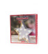 Espejo estrella plateada con luz LED Alparamis
