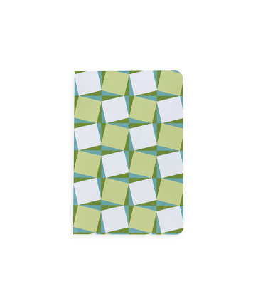 Libreta encuadernación a la vista - Geométrica