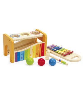 Banco Descarga y Xilófono Hape Instrumento Musical de Juguete