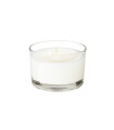Vela en Soporte de Cristal Ibiza 8.5x6 cm