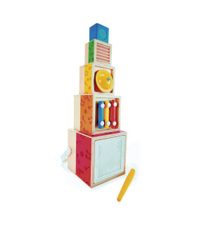 Set de Música Apilable Hape Instrumentos de Juguete