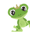 Servilletas Troqueladas 33 x 33 cm Silhouette Frog Prince
