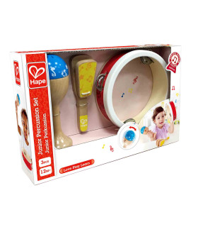 Set de Percusión de 3 Piezas de Juguete Hape