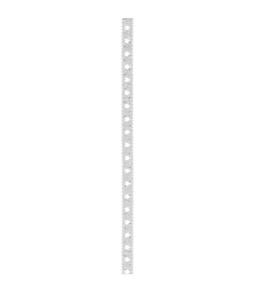 Cinta Troquelada Estrella de Luxe Plateada 1 cm x 10 metros