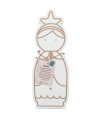 Adorno Navideño de Madera Nieves 22 cm