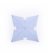 Estrella para Armar 28 cm Azul