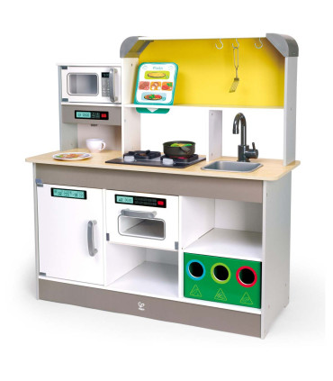 Cocina Deluxe con Luz y Sonido Hape