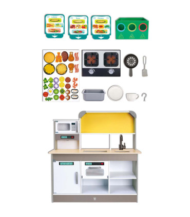 Cocina Deluxe con Luz y Sonido Hape