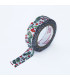 Cinta Fun Tape Picks Verde y Rojo 1.5 cm x 5 metros