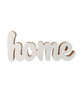 Adorno de Madera Home 25 x 12 cm