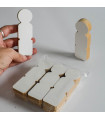Muñequitos de Personas Modelo 1 de Madera x 6