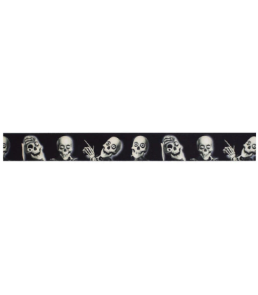 Cinta Halloween Skeletons 2.5 cm x 10 m