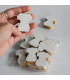 Muñequitos de Perro de Madera x 10