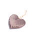 Adornos Navideños Colgantes de Tela 17 cm x 2 Gris Alparamis