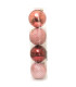 Bolas Rosas de 15 cm x 4 Alparamis