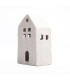Adorno de Casita Blanca 20 cm Alparamis