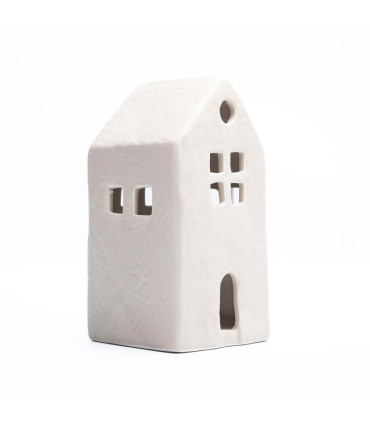 Adorno de Casita Blanca 20 cm Alparamis