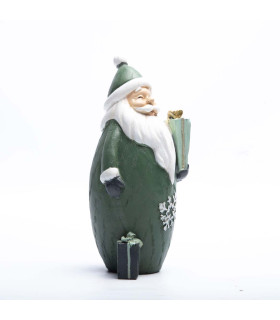 Adorno de Papá Noel con Regalos 18 cm Alparamis