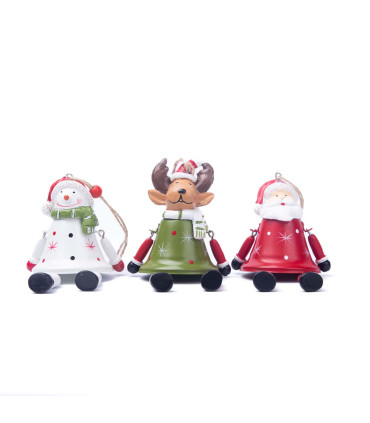 Campanita de Figura Navideña 10 cm Alparamis
