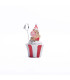 Adorno de Gingerbread Man Portatarjeta 11 cm Alparamis
