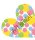 Servilletas Troqueladas 33 x 33 cm Silhouette Birthday Heart