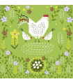 Servilletas 33 x 33 cm Spring Garden