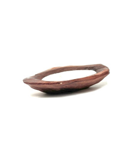 Vela en Cuenco de Madera 21 x 11 cm Espacio Aroma