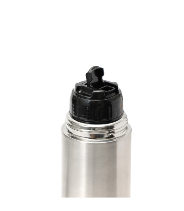 Termo 1000 ml con Tapa a Rosca Pico Vertedor y Taza Thermos Acero