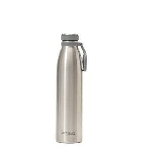 Botella Térmica 750 ml con Tapa a Rosca y Manija Thermos Acero