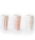 12 Paquetes De 8 Vasos Rosas