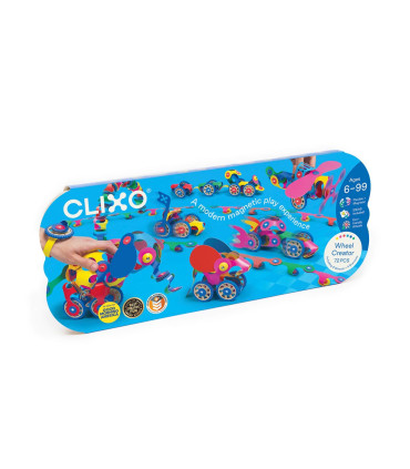 Set Creador con Ruedas 72 Piezas Clixo