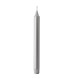 Vela Taper 25 cm Plateado Metálico x 4 unidades