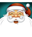 Servilletas 33 x 33 cm Happy Claus Xmas