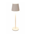 Lámpara de Mesa Recargable USB 36 cm Blanca Alparamis