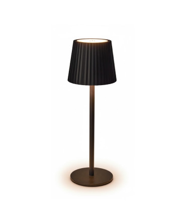 Lámpara de Mesa Recargable USB 27 cm Negra Alparamis