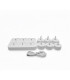 Velas Tealights LED Blancas x 6 con Base de Recarga USB Alparamis
