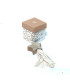 Mini Borla Estrella de Madera